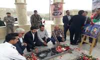 حضور در گلزار شهدا شهر راز به مناسبت سالروز آزاد سازی خرمشهر
